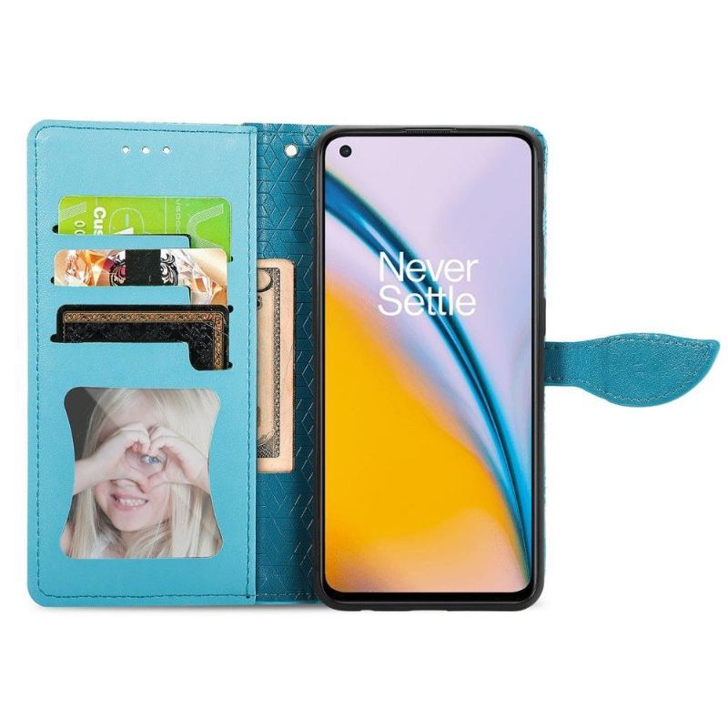 Etui Folio do OnePlus Nord 2 5G Mandala Liść