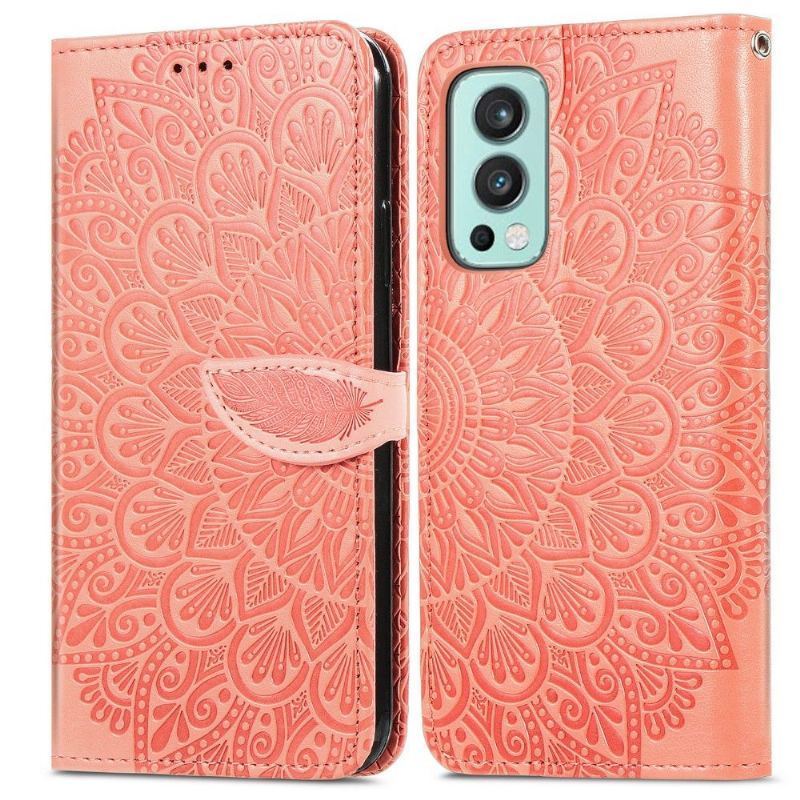 Etui Folio do OnePlus Nord 2 5G Mandala Liść