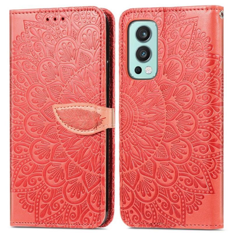 Etui Folio do OnePlus Nord 2 5G Mandala Liść