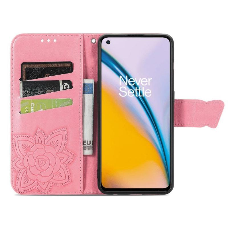 Etui Folio do OnePlus Nord 2 5G Motyl Ulga