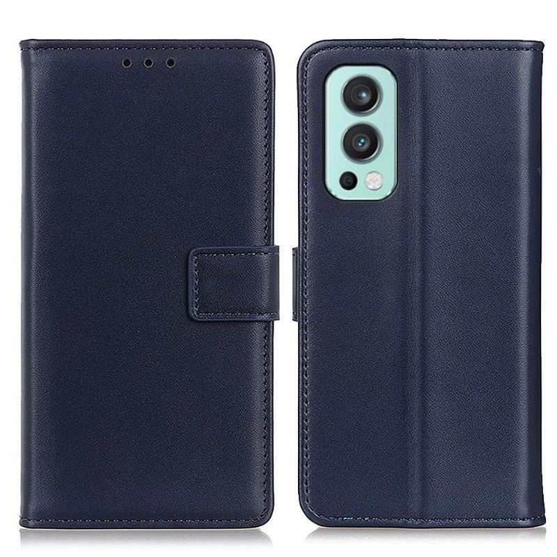 Etui Folio do OnePlus Nord 2 5G Obrzeża Basic Sztuczna Skóra