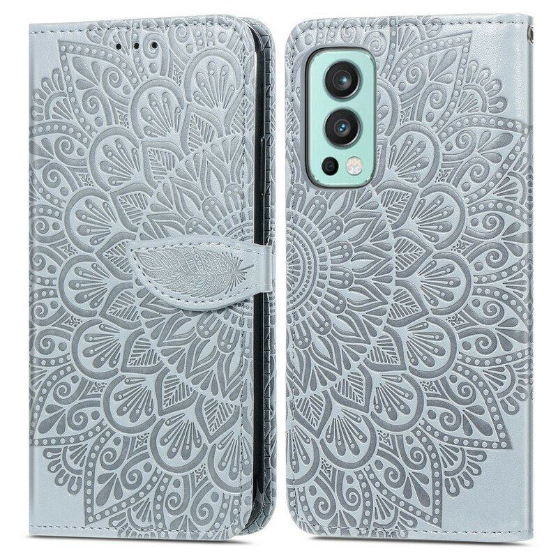 Etui Folio do OnePlus Nord 2 5G Plemienne Liście