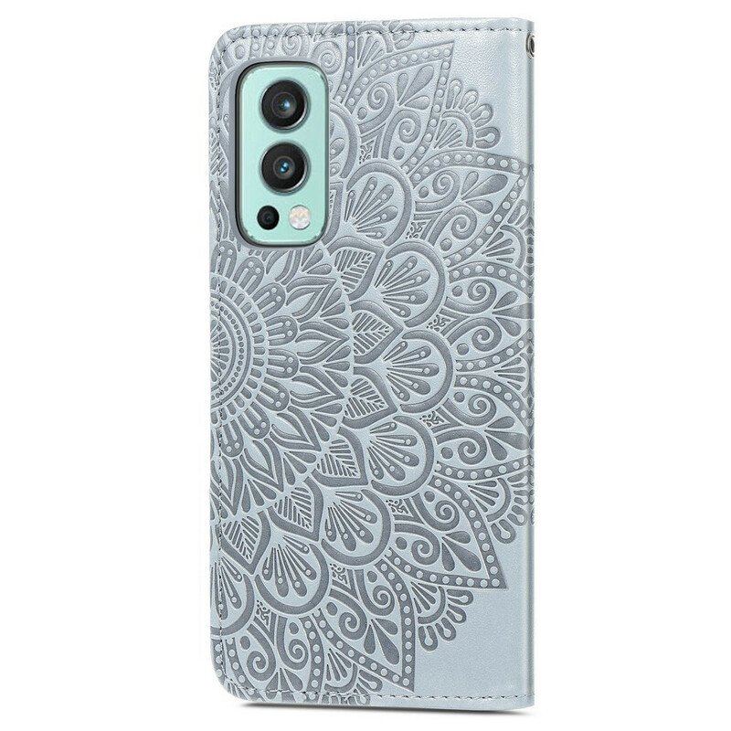 Etui Folio do OnePlus Nord 2 5G Plemienne Liście