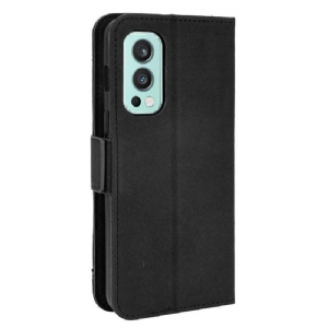 Etui Folio do OnePlus Nord 2 5G Premium Z Posiadaczem Karty