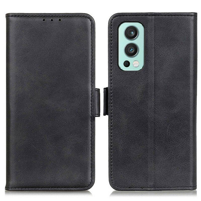 Etui Folio do OnePlus Nord 2 5G Skórzany Futerał Podwójna Klapa