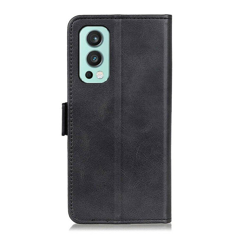 Etui Folio do OnePlus Nord 2 5G Skórzany Futerał Podwójna Klapa