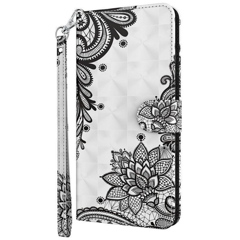 Etui Folio do OnePlus Nord 2 5G Szykowna Koronka