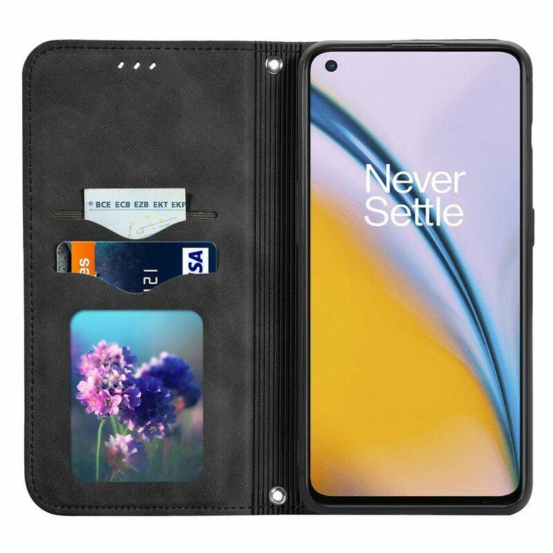 Etui Na Telefon do OnePlus Nord 2 5G Etui Folio Dotyk Skóry