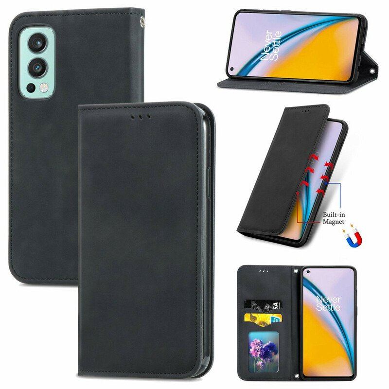 Etui Na Telefon do OnePlus Nord 2 5G Etui Folio Dotyk Skóry