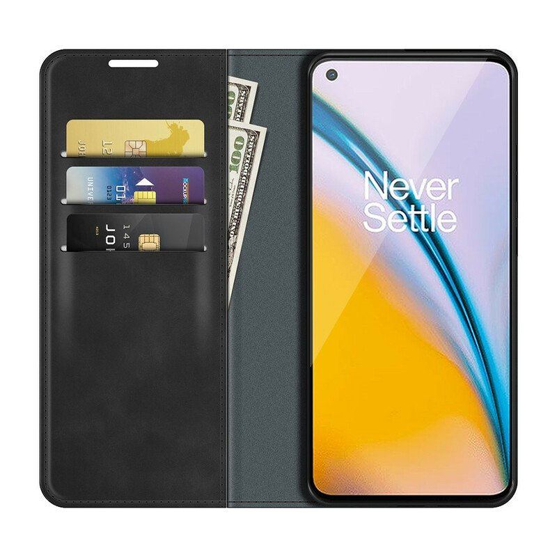 Etui Na Telefon do OnePlus Nord 2 5G Etui Folio Dotyk Skóry