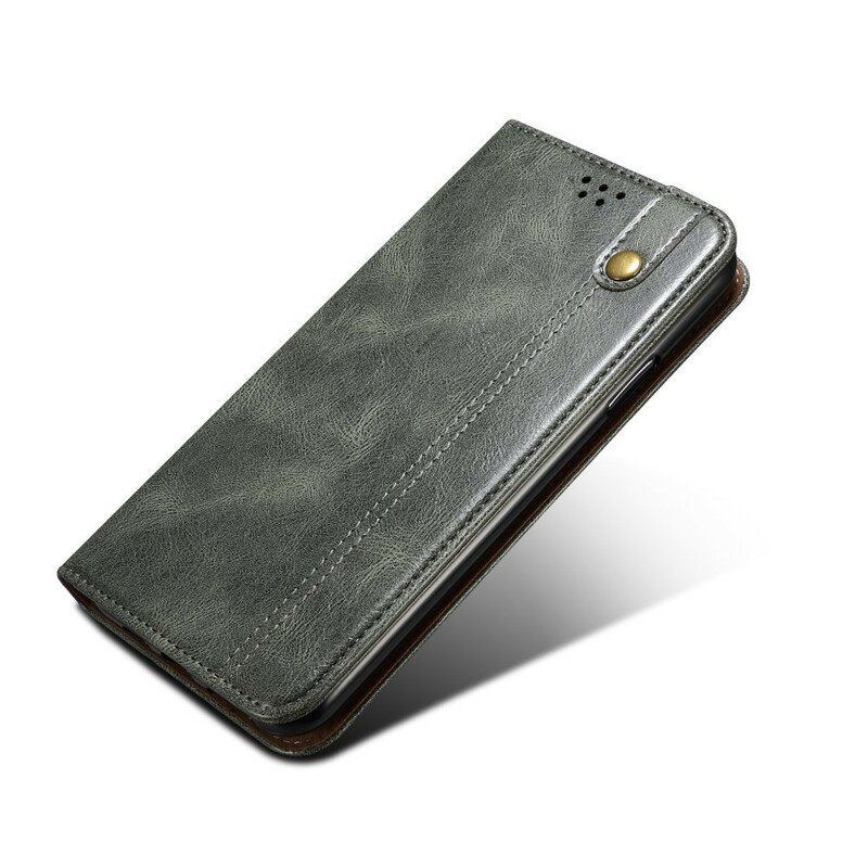 Etui Na Telefon do OnePlus Nord 2 5G Etui Folio Woskowana Sztuczna Skóra