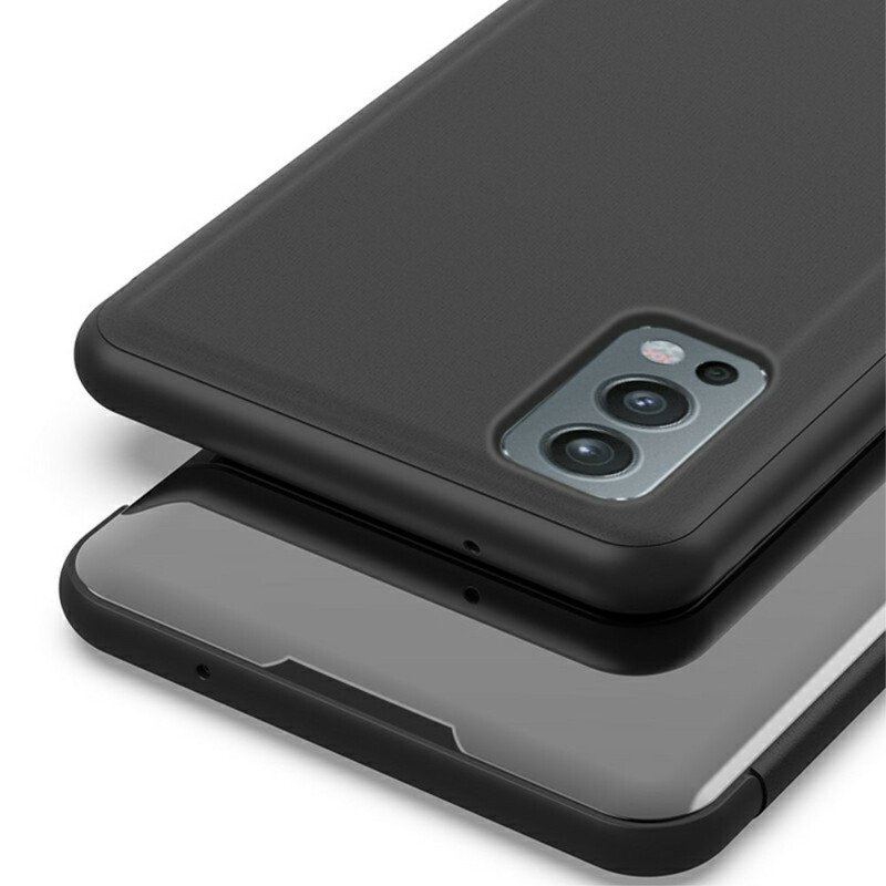 Etui Na Telefon do OnePlus Nord 2 5G Lustro I Sztuczna Skóra