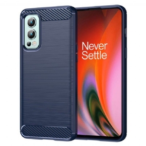 Futerały do OnePlus Nord 2 5G Szczotkowane Włókno Węglowe