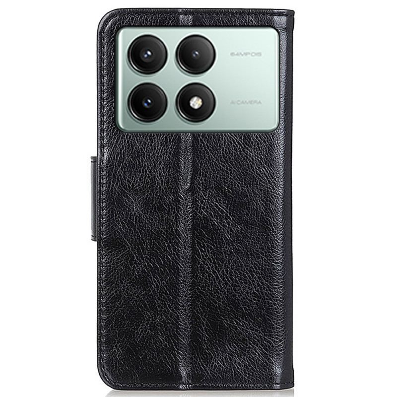 Etui Folio Poco X6 Pro 5g Tekstura Nappa Etui Ochronne