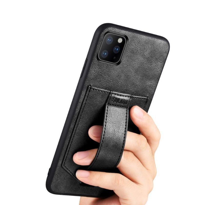 Etui do iPhone 11 Pro Anti-fall Sulada Etui Na Karty Ze Sztucznej Skóry