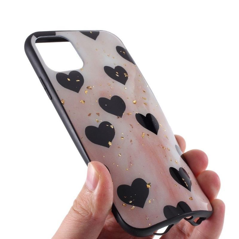 Etui do iPhone 11 Pro Czarne Serca