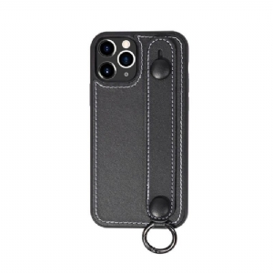 Etui do iPhone 11 Pro Pasek Ze Sztucznej Skóry