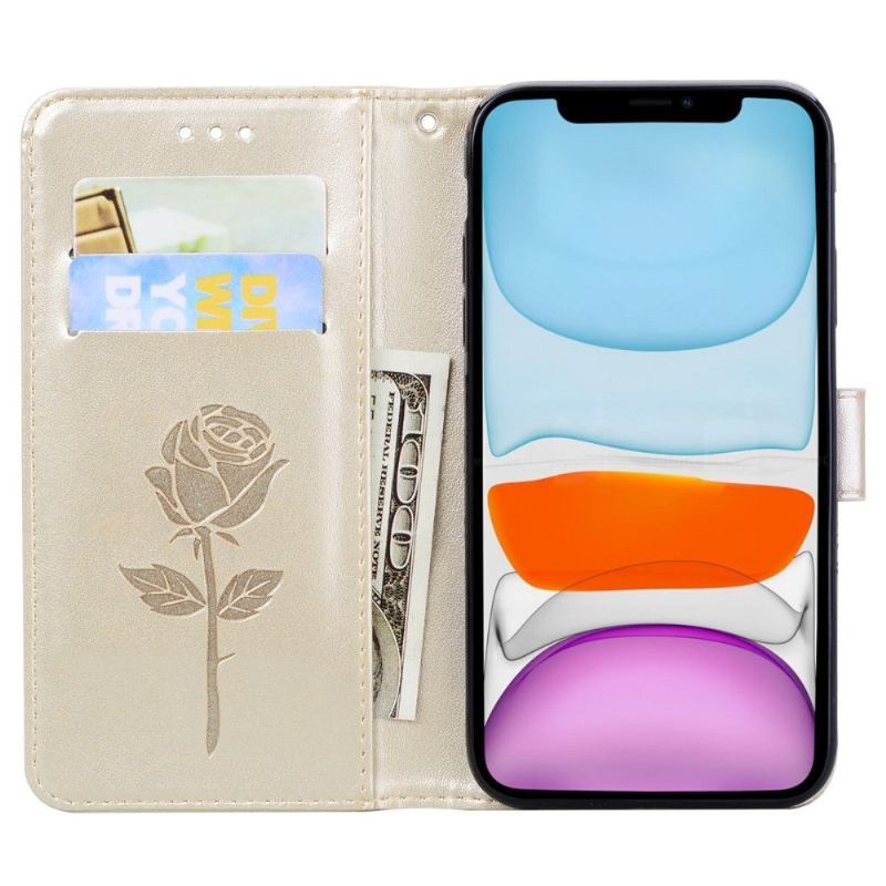 Etui Folio do iPhone 11 Pro Classic Różowy Wzór