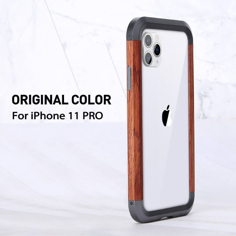 Futerały do iPhone 11 Pro Drewno I Metal