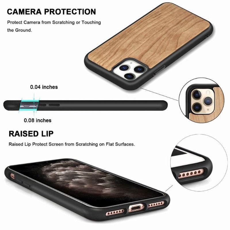 Futerały do iPhone 11 Pro Obrzeża Premium Wood