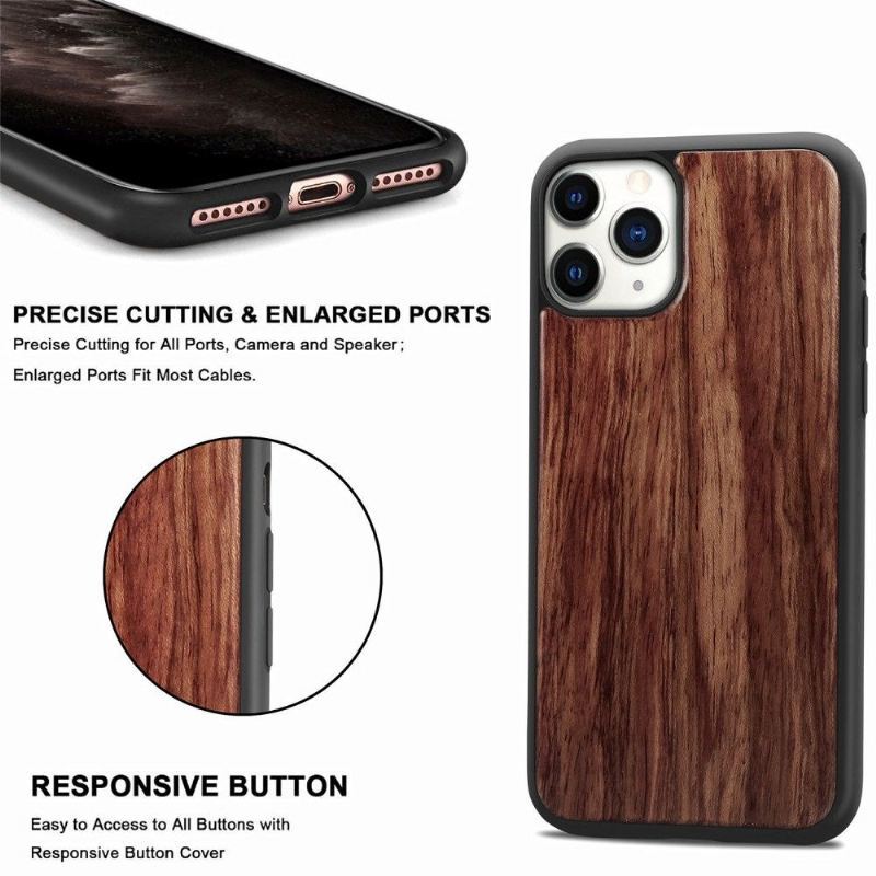 Futerały do iPhone 11 Pro Obrzeża Premium Wood