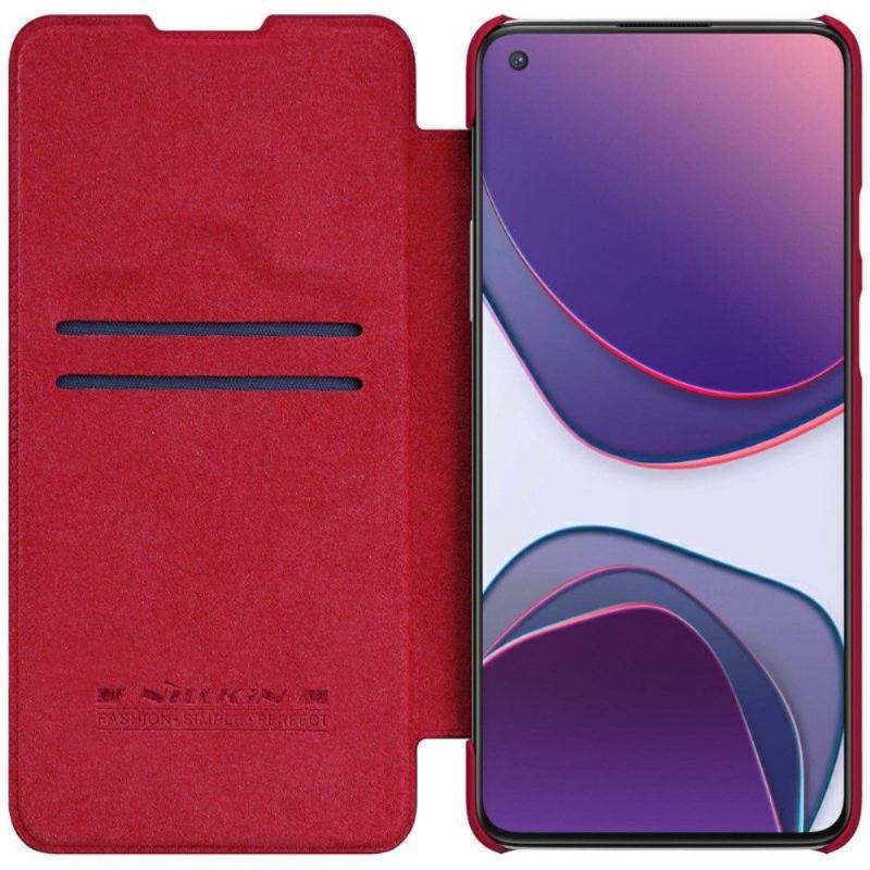 Etui Folio do OnePlus 8T Seria Qin Efekt Skóry