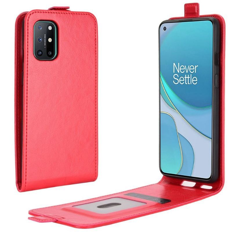 Etui Folio do OnePlus 8T Skórzany Futerał Ze Sztucznej Skóry W Pionie