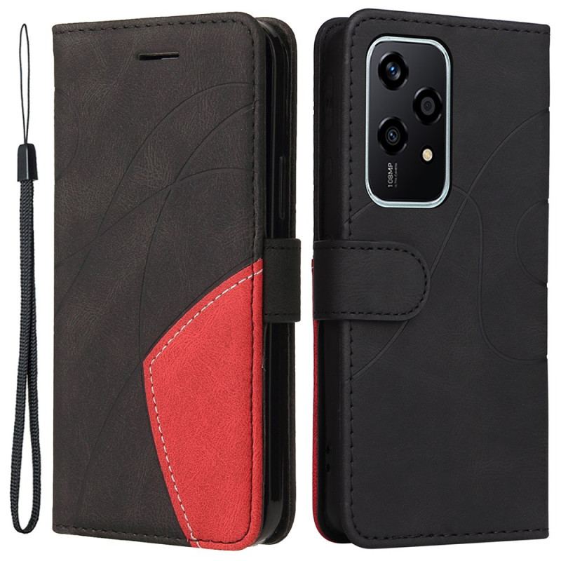 Etui Folio Honor 200 Lite Dwukolorowa Falista Linia Etui Ochronne