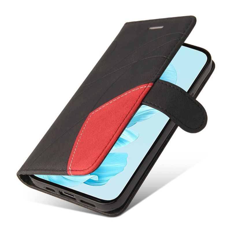 Etui Folio Honor 200 Lite Dwukolorowa Falista Linia Etui Ochronne