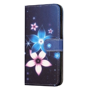 Etui Folio Honor 200 Lite Księżycowe Kwiaty Z Paskiem Etui Ochronne