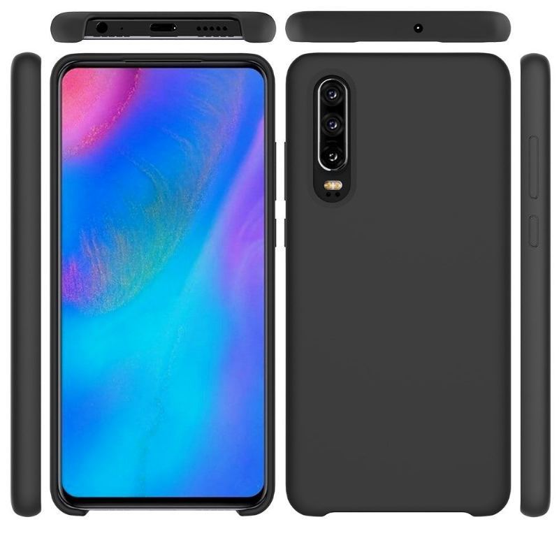 Etui do Huawei P30 Biznes Płynny Silikon