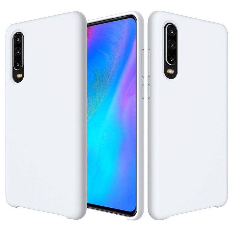 Etui do Huawei P30 Biznes Płynny Silikon