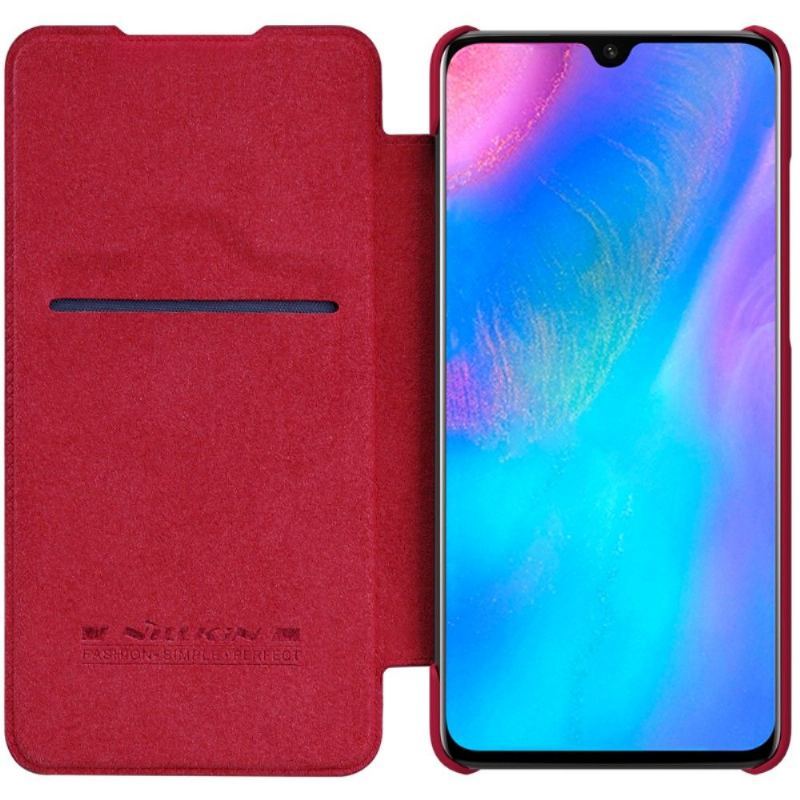 Etui do Huawei P30 Nillkin Qin Pokrowiec Ze Sztucznej Skóry