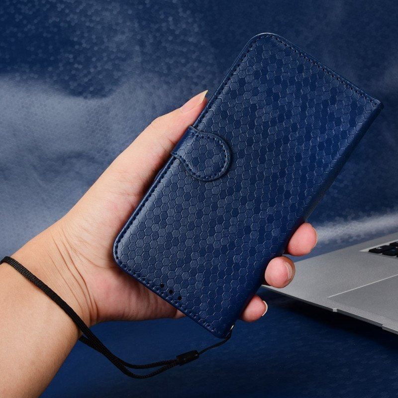 Etui Folio do Google Pixel 7 Pro z Łańcuch Stylizowany Efekt Skóry W Stylu Vintage