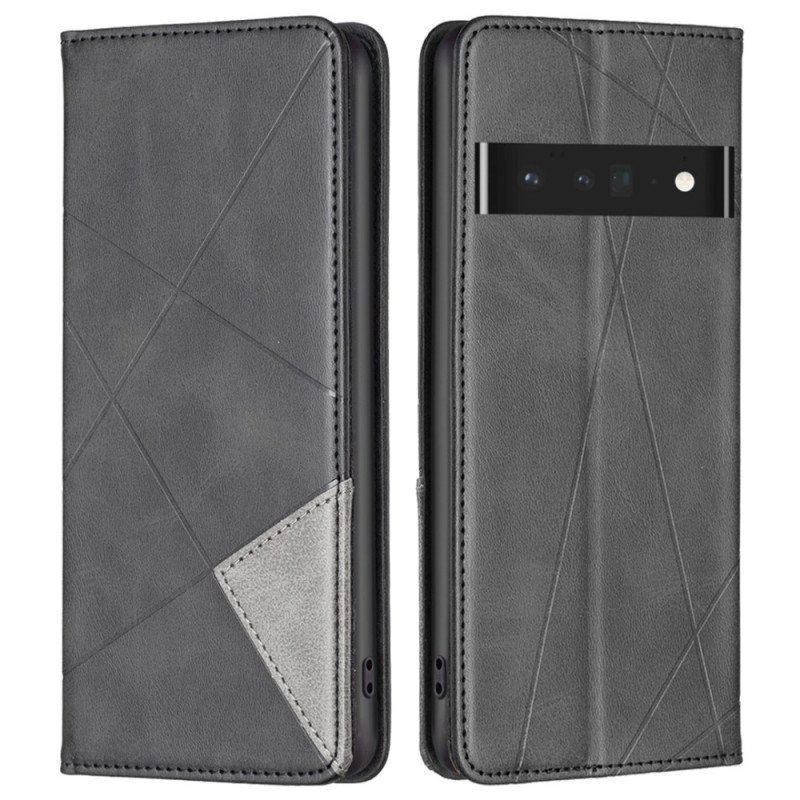 Etui Na Telefon do Google Pixel 7 Pro Etui Folio Dwustronne Zapięcie Z Efektem Skóry