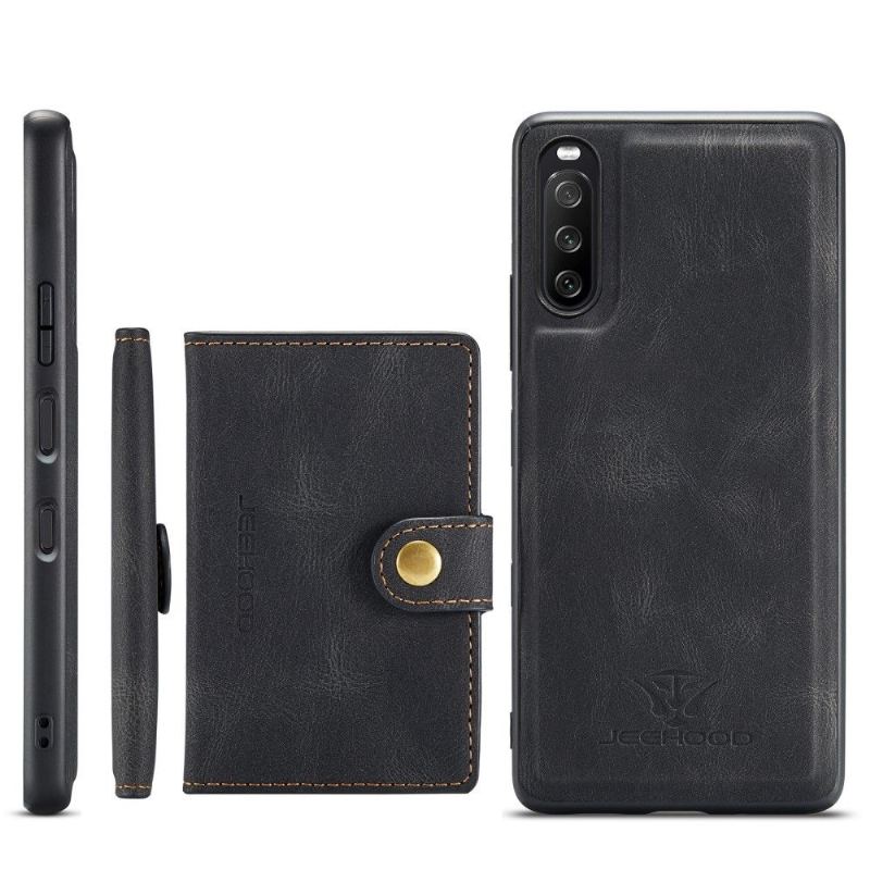 Etui do Sony Xperia 10 III Z Magnetycznym Uchwytem Na Karty