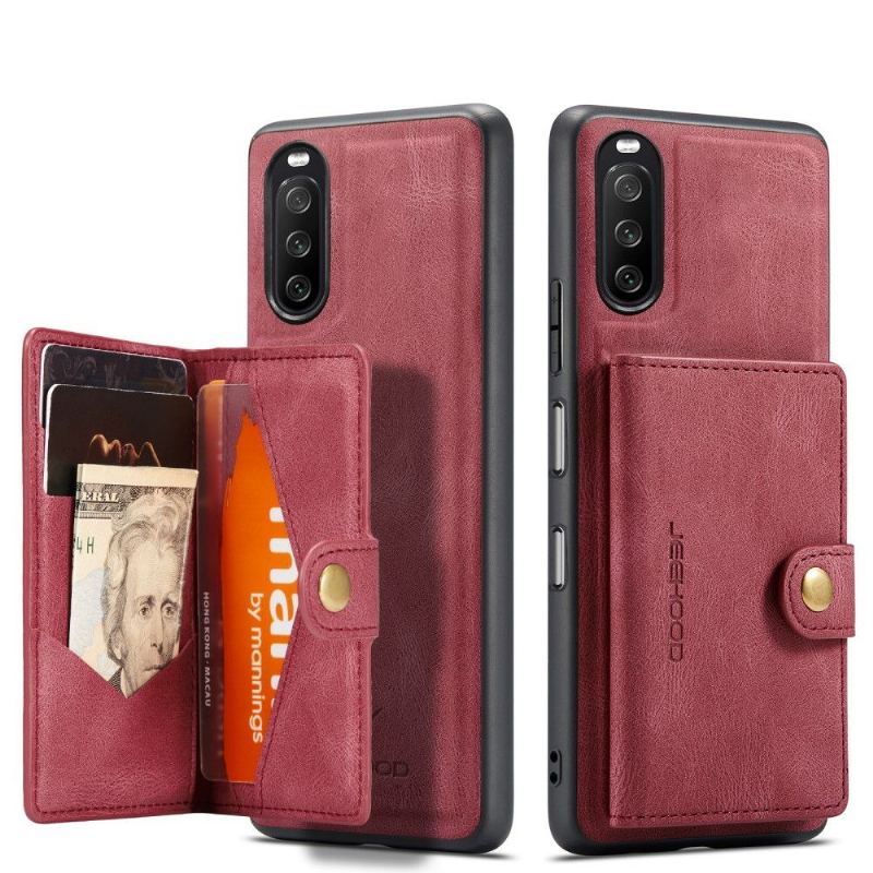 Etui do Sony Xperia 10 III Z Magnetycznym Uchwytem Na Karty