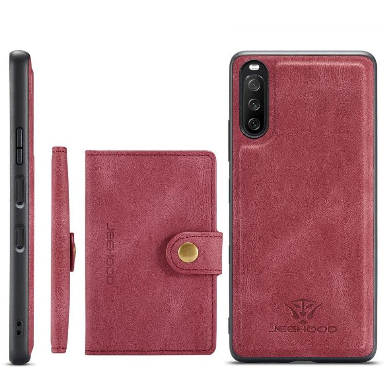 Etui do Sony Xperia 10 III Z Magnetycznym Uchwytem Na Karty