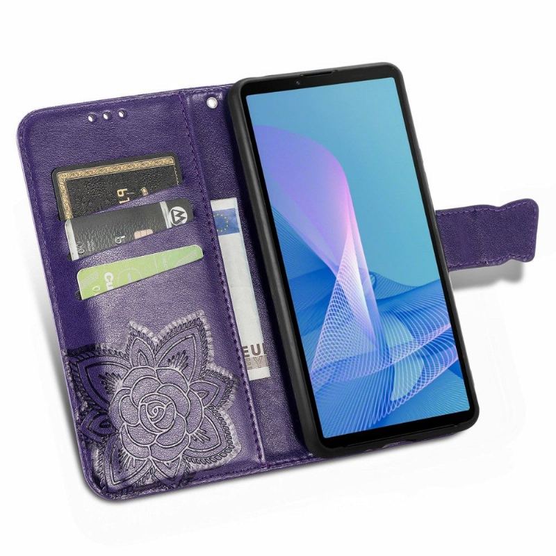 Etui Na Telefon Pokrowce do Sony Xperia 10 III Biznes Motyl Ulga