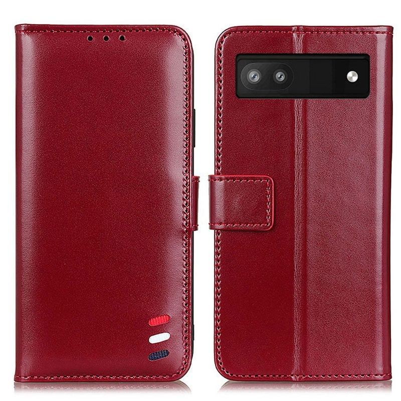 Etui Folio do Google Pixel 6a Skórzany Futerał Melody Faux Leather Folio