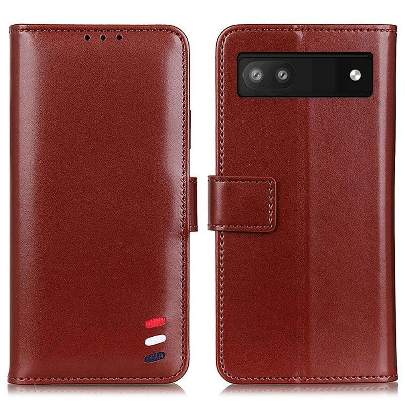 Etui Folio do Google Pixel 6a Skórzany Futerał Melody Faux Leather Folio