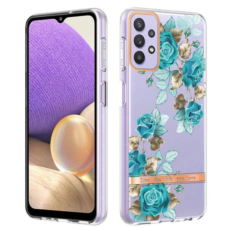 Etui do Samsung Galaxy A13 Bezszwowy Kwiecisty