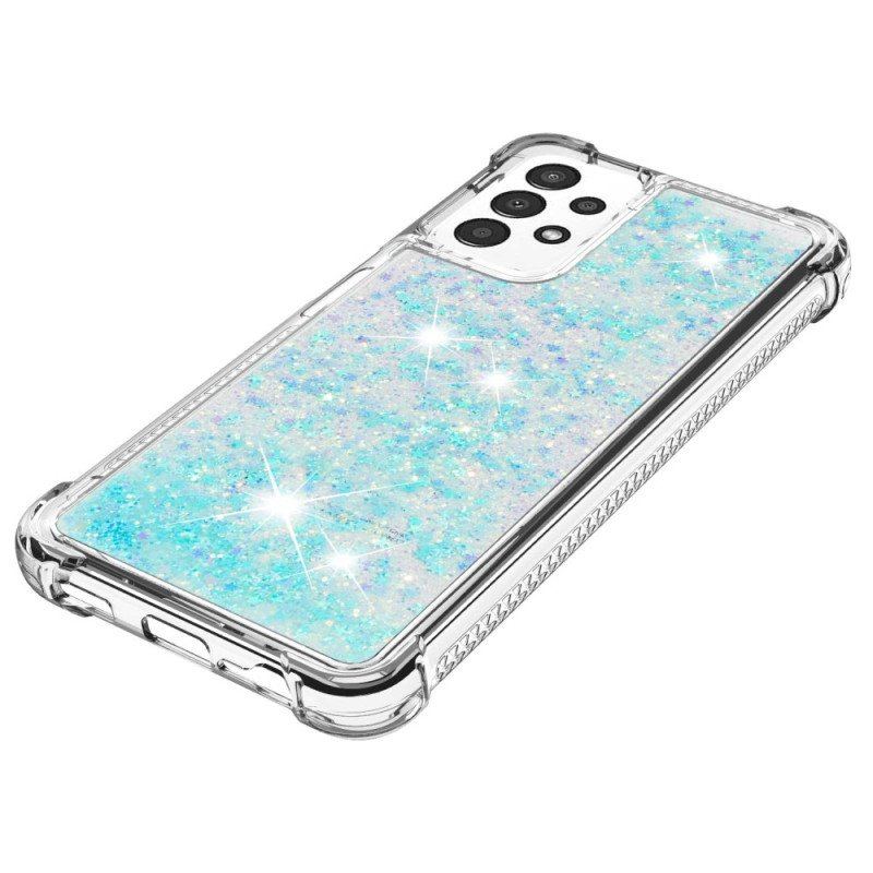 Etui do Samsung Galaxy A13 Pragnienia Cekiny