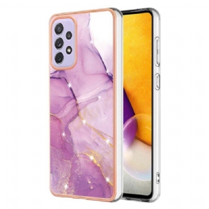 Etui do Samsung Galaxy A13 Silikonowy Elastyczny Marmur