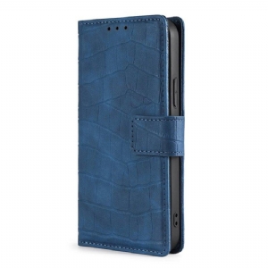 Etui Folio do Samsung Galaxy A13 Efekt Skóry Krokodyla