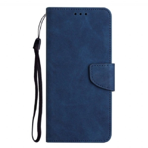 Etui Folio do Samsung Galaxy A13 z Łańcuch Styl Vintage Z Paskami