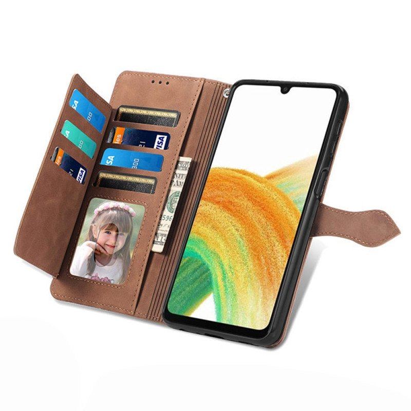 Etui Folio do Samsung Galaxy A13 Zoptymalizowane Etui Na Karty