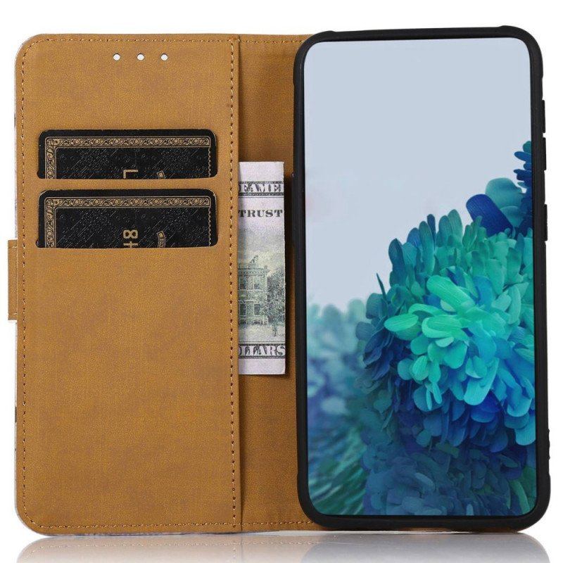 Etui Folio do Poco X4 GT Kot Podróżnik