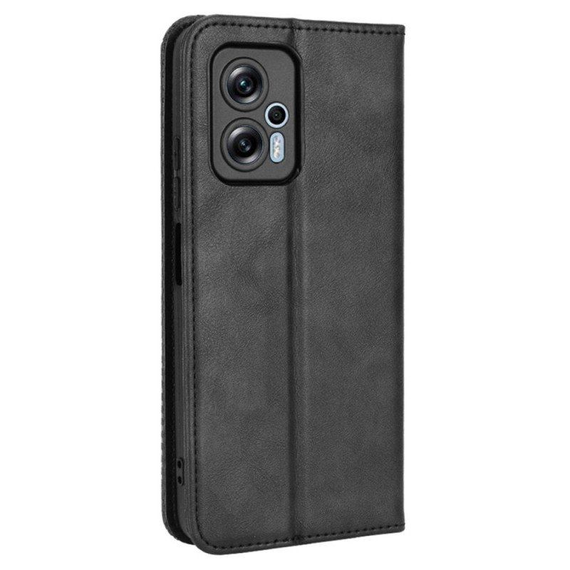 Etui Na Telefon do Poco X4 GT Etui Folio Stylizowany Skórzany Styl