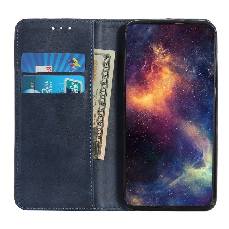 Skórzany Futerał do Realme 8i Anti-fall Etui Folio Simone W Wieku